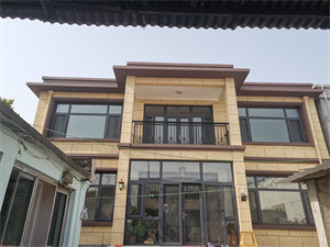 順義區(qū)農(nóng)村自建房外墻水包砂案例