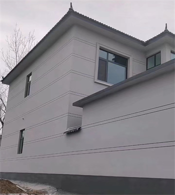 順義區(qū)自建房外墻水包砂、真石漆案例